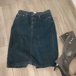 Calvin Klein Jeans Denim Midi Skirt